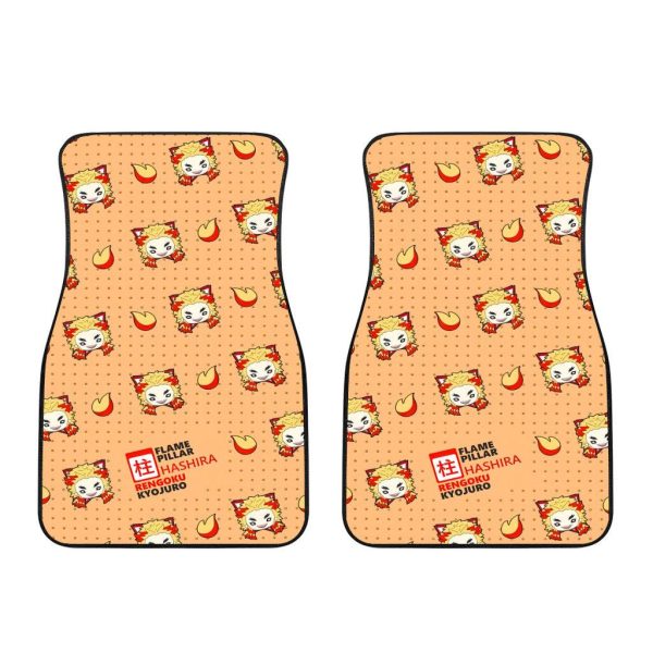 rengoku kiojuro demon slayer car floor mats e2kdi