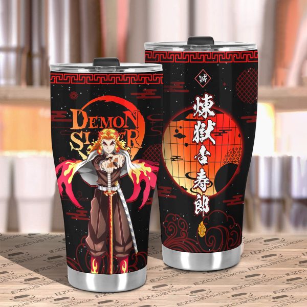 rengoku kyoujurou travel mug ideal tumbler for your demon slayer collections 0mtxr