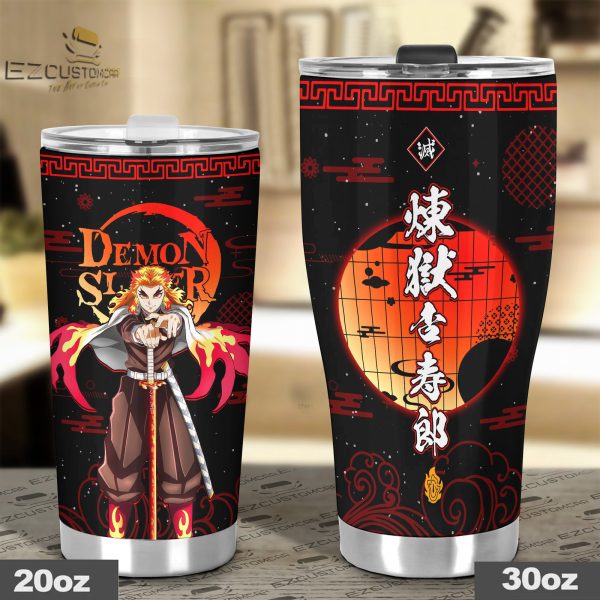 rengoku kyoujurou travel mug ideal tumbler for your demon slayer collections 6zbc2