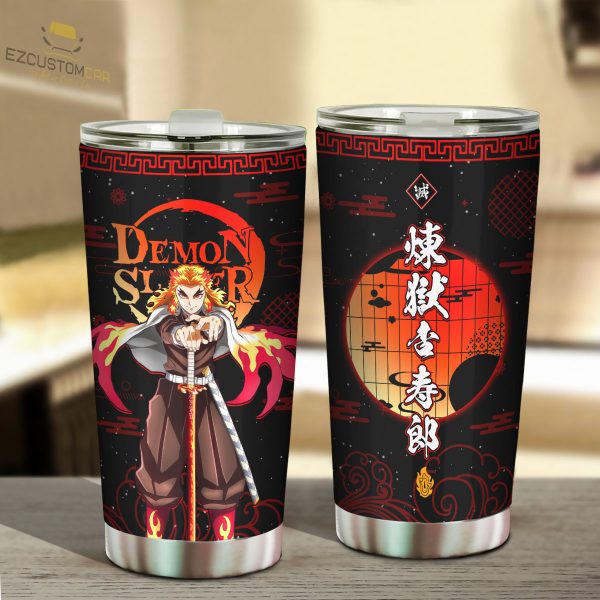 rengoku kyoujurou travel mug ideal tumbler for your demon slayer collections 7ybco