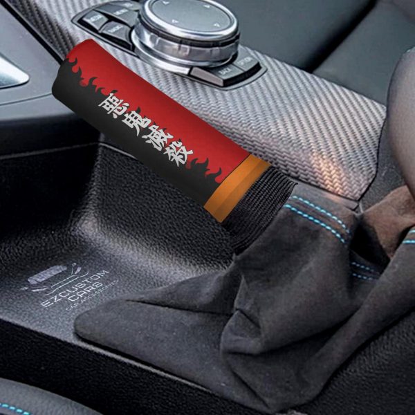 rengoku symbols custom shift knobs car covers set demon slayer car accessories aphce