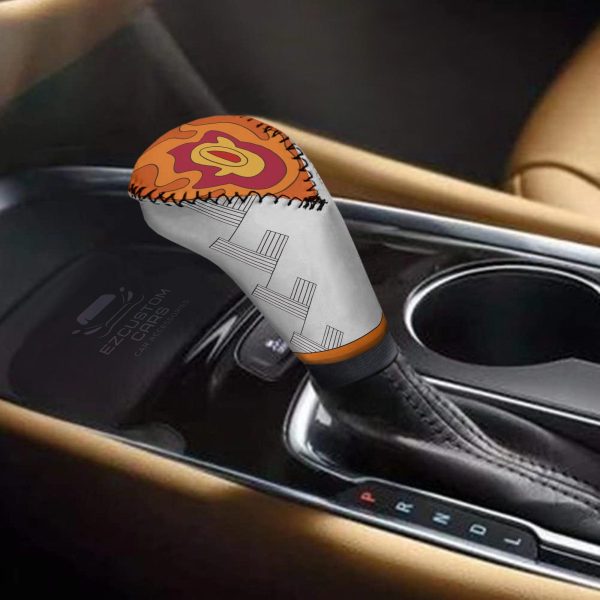 rengoku symbols custom shift knobs car covers set demon slayer car accessories jx964