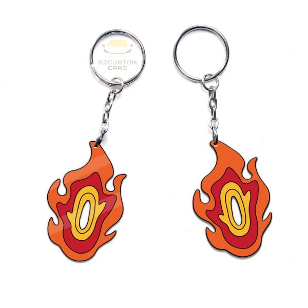 rengoku symbols keychains custom demon slayer anime car accessories zcnjs