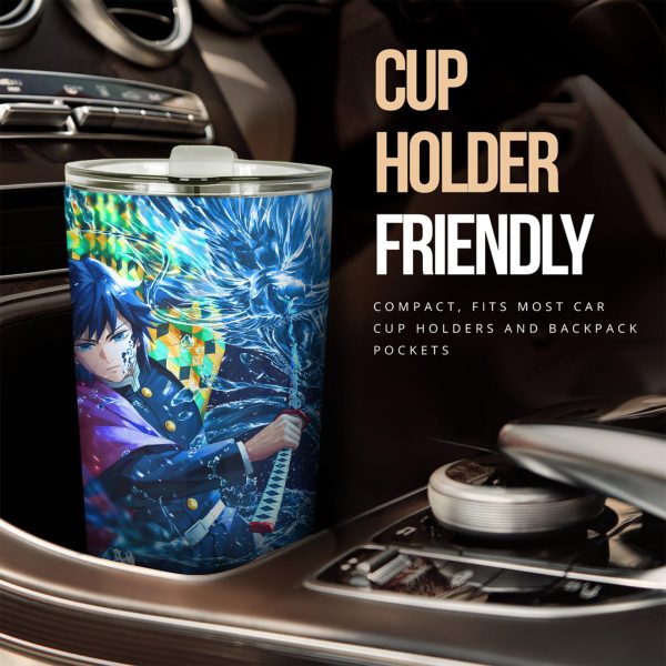 rengoku vs gyuu tomioka car tumbler cup demon slayer anime car accessories jcb1k