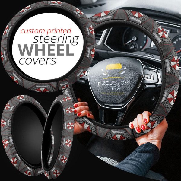 resident evil umbrella corps anime steering wheel cover tpwrn