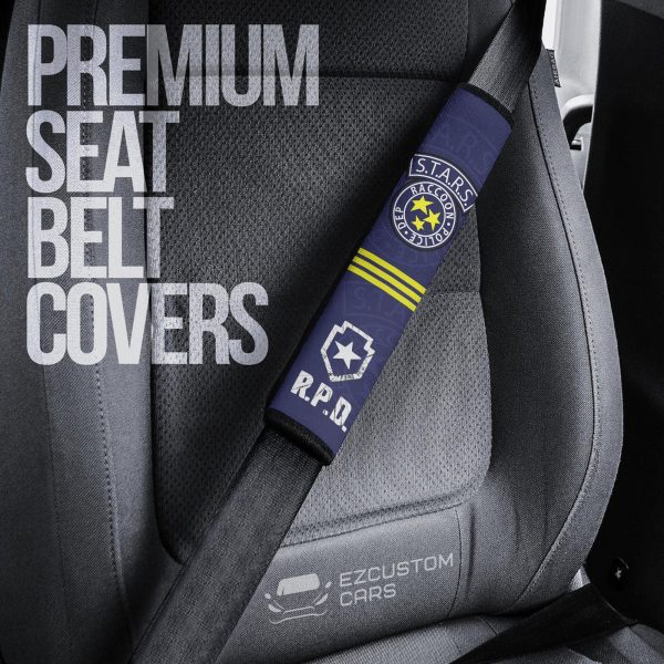 resident evil umbrella corps car accessories anime seat belt covers raccoon police department gbfrt