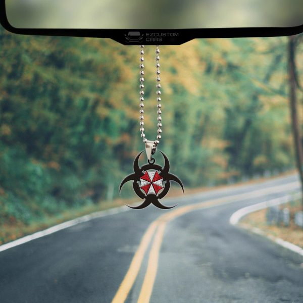 resident evil umbrella corps car accessories custom car ornament symbol v3ncj
