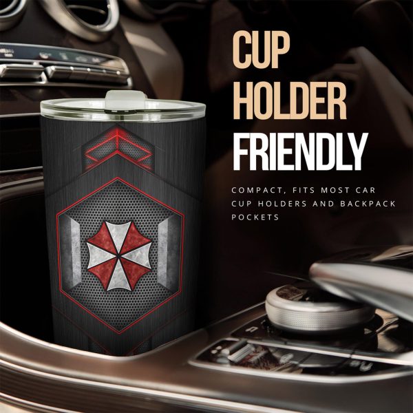 Resident Evil Umbrella Corps Custom Tumbler Stainless Steel Car Accessories