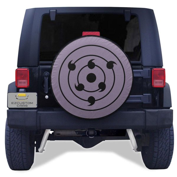 Rinnegan Eyes Spare Tire Cover Naruto Anime Custom Car Accessories