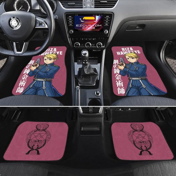 riza car floor mats fullmetal alchemist anime car accessories qflph