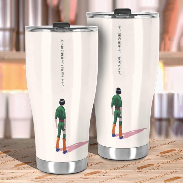 rock lee car tumbler cup custom naruto anime car accessories stzu7
