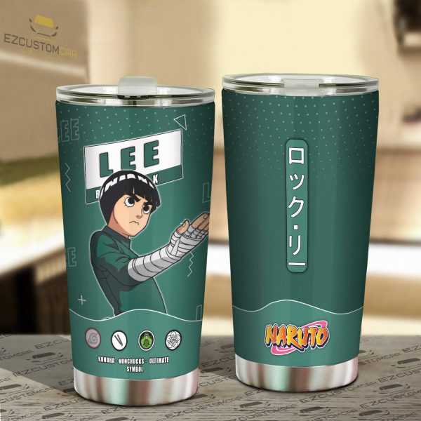 Rock Lee Tumbler – Personalized Naruto custom Travel Tumblers
