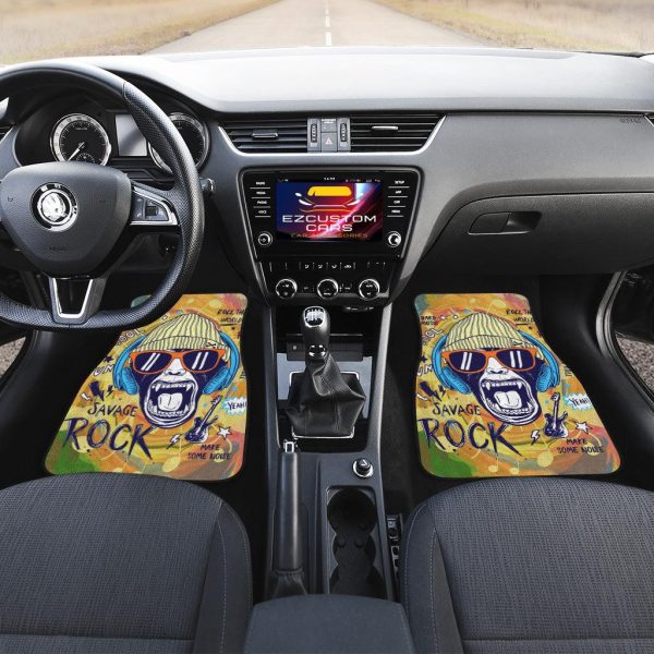rock monkey car floor mats custom animal car accessories 0thz6