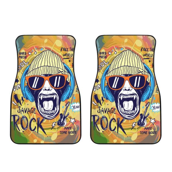 rock monkey car floor mats custom animal car accessories 2yxhz