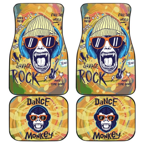Rich Monkey Car Floor Mats Custom Animal Car Accessories