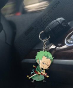 roronoa zoro keychains custom one piece anime car accessories 1odgc