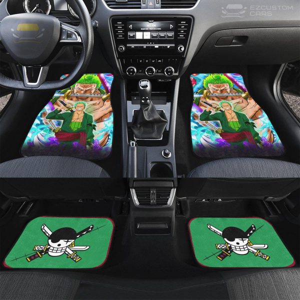 roronoa zoro one piece car floor mats custom anime car accessories w9rbg