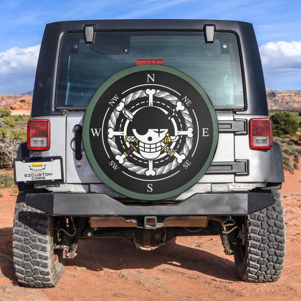Roronoa Zoro Spare Tire Cover Custom One Piece Anime Car Accessories