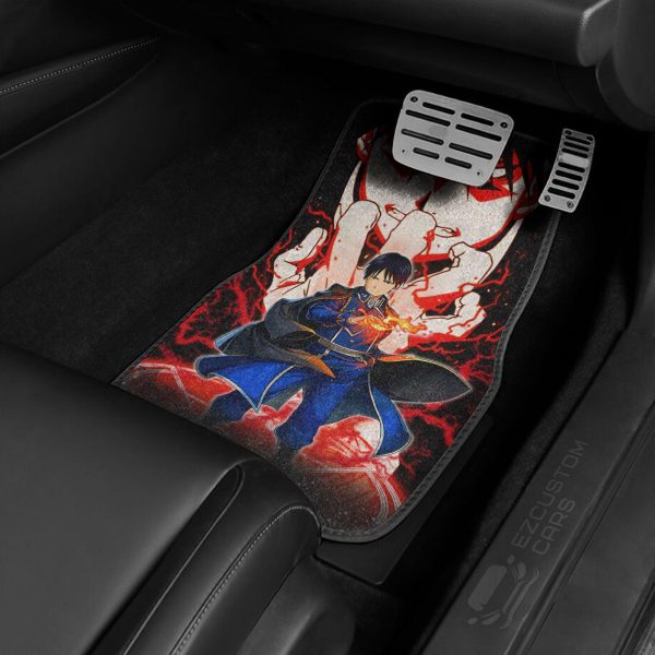 roy mustang car floor mats fullmetal alchemist anime custom car accessories oihtx