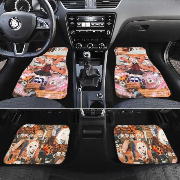 runa yomozuki kakegurui anime car floor mats ridn2