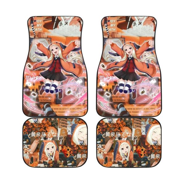 Runa yomozuki Kakegurui Anime Car Floor Mats Runa yomozuki Kakegurui Anime Car Floor Mats