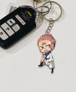 ryoumen sukuna keychains custom jujutsu kaisen anime car accessories vxaax