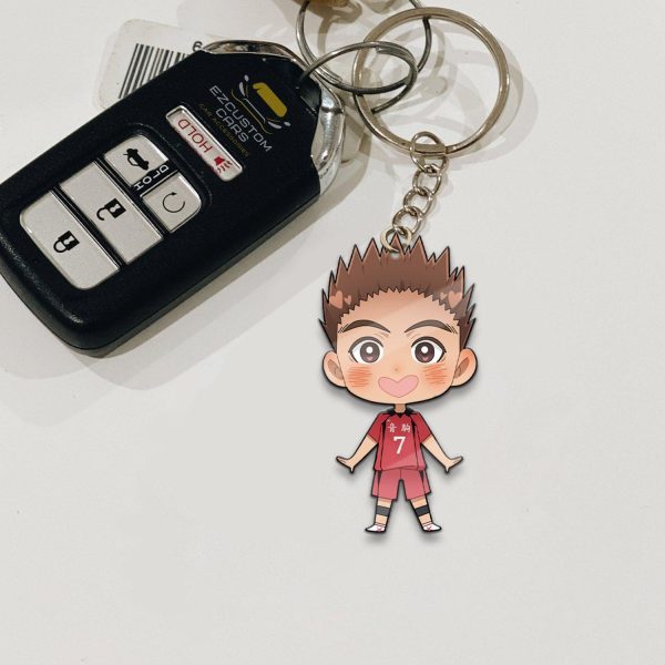 s inuoka nekoma high keychains custom haikyuu car accessories augb5