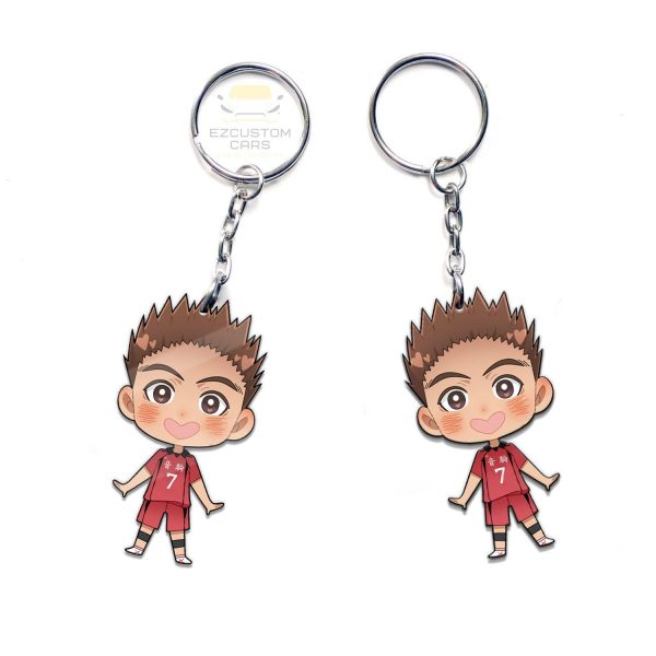 s inuoka nekoma high keychains custom haikyuu car accessories bdtr8