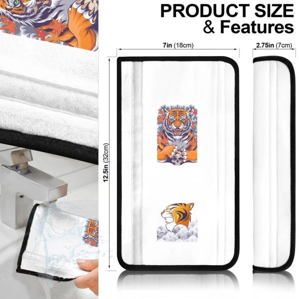s kull x tiger seat belt covers custom tiger car accessories d0bvh