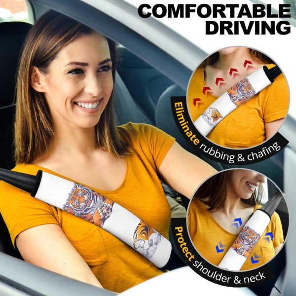 s kull x tiger seat belt covers custom tiger car accessories ty3jp