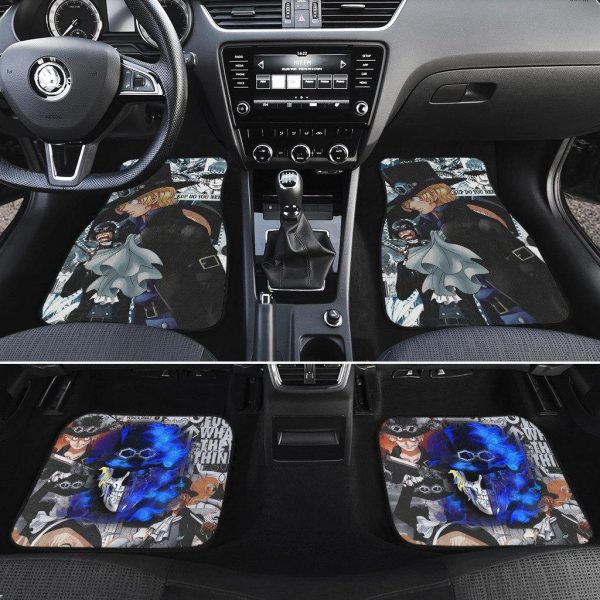 sabo car floor mats one piece anime car accessories xwrdh