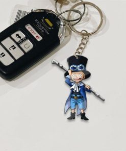 sabo keychains custom one piece anime car accessories lqmp9