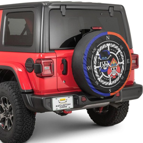 sabo x ace spare tire cover custom one piece anime car accessories psoxv