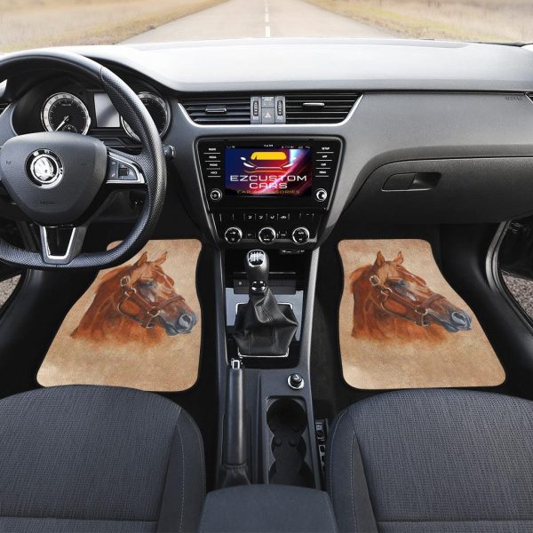 sad horse car floor mats custom horse car accessories et1z1
