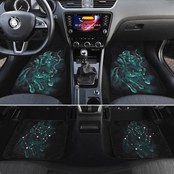sagittarius car floor mats custom centaur car accessories ig6ui