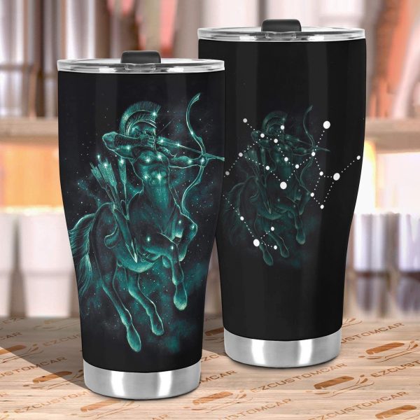 sagittarius car tumbler cup custom centaur car accessories b23qe