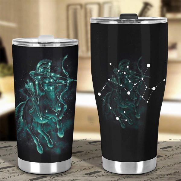 sagittarius car tumbler cup custom centaur car accessories euleq