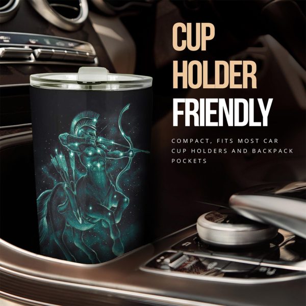sagittarius car tumbler cup custom centaur car accessories nvdje