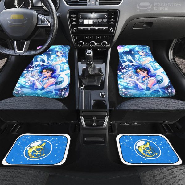 sailor mercury sailor moon car floor mats anime car accessories fsnbh