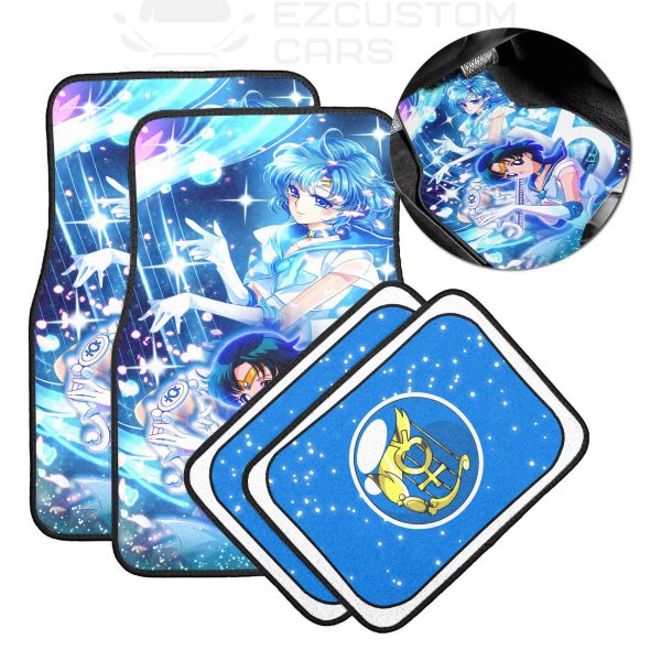 sailor mercury sailor moon car floor mats anime car accessories nk5rs