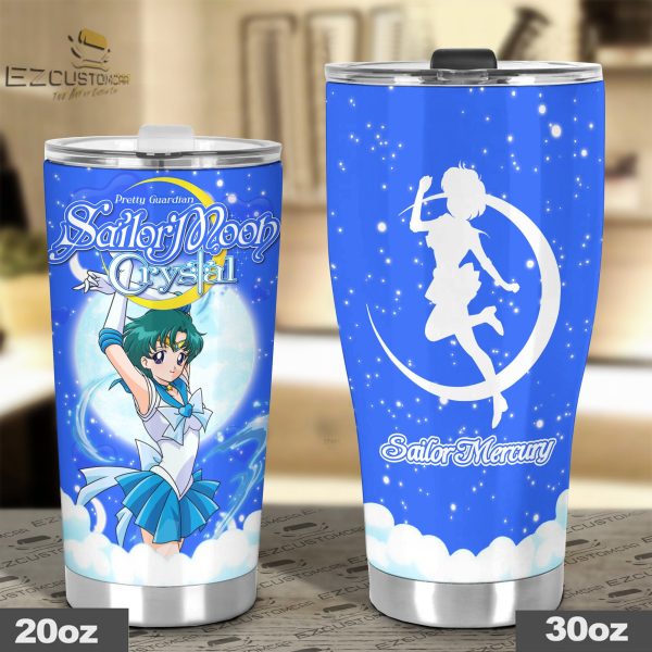 sailor mercury travel mug gift idea for sailor moon fans pw37l