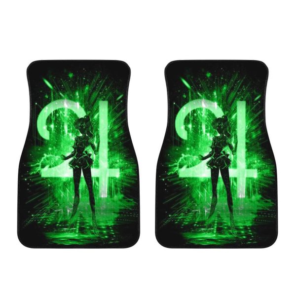 sailor moon anime car floor mats car accessoriessailor jupiter and symbol e6gdg