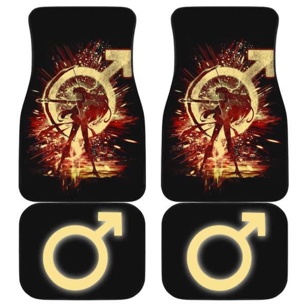 Sailor Moon Car Mats Anime Car Accessories Sailor Mars