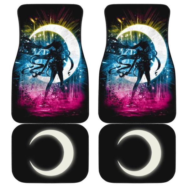 Sailor Moon Symbol Art Car Floor Mats Manga Fan Gift