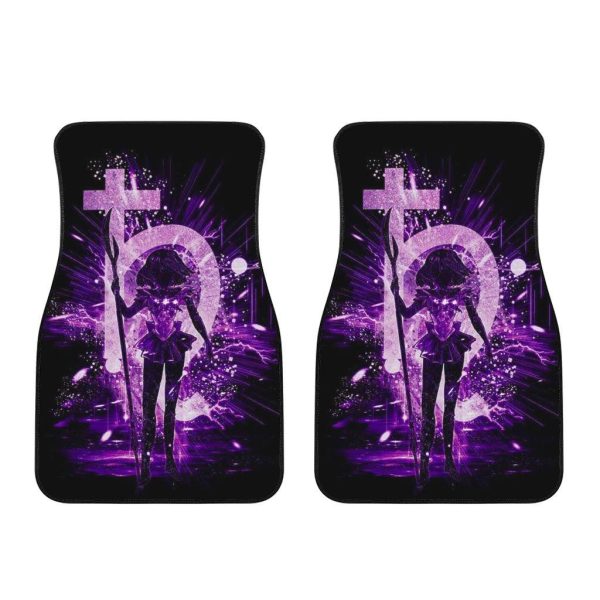 Sailor Moon Anime Car Floor Mats Car AccessoriesSailor Saturn and Symbol