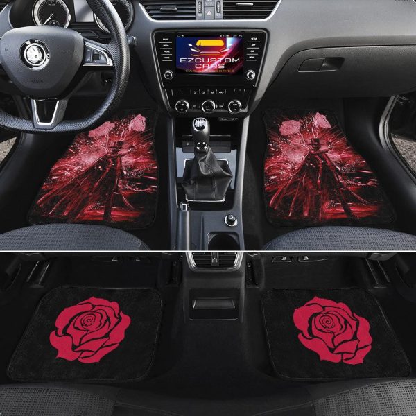 sailor moon anime car floor mats car accessoriestuxedo mask and rose rzbnx