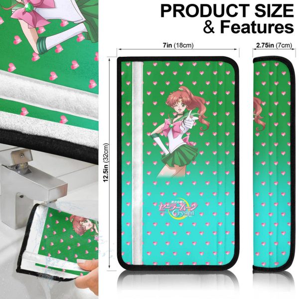sailor moon anime seat belt covers sailor jupiter dnjtg