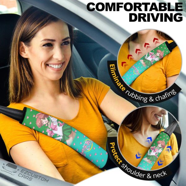 Sailor Moon Anime Seat Belt Covers Sailor Jupiter