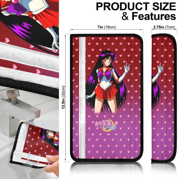 sailor moon anime seat belt covers sailor mars renyn