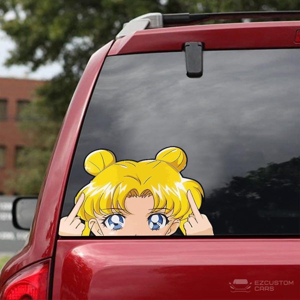 Sailor Moon Car Accessories Anime Car Sticker Sailor Mercury